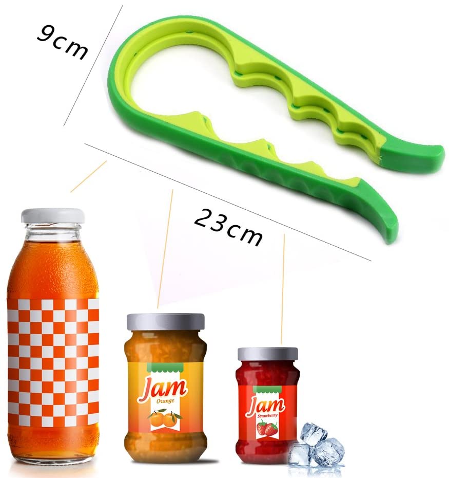 Dụng Cụ Vặn Nắp ANAEAT 4 Trong 1 Hình Bầu Dục Chống Trượt Cho Nhà Bếp