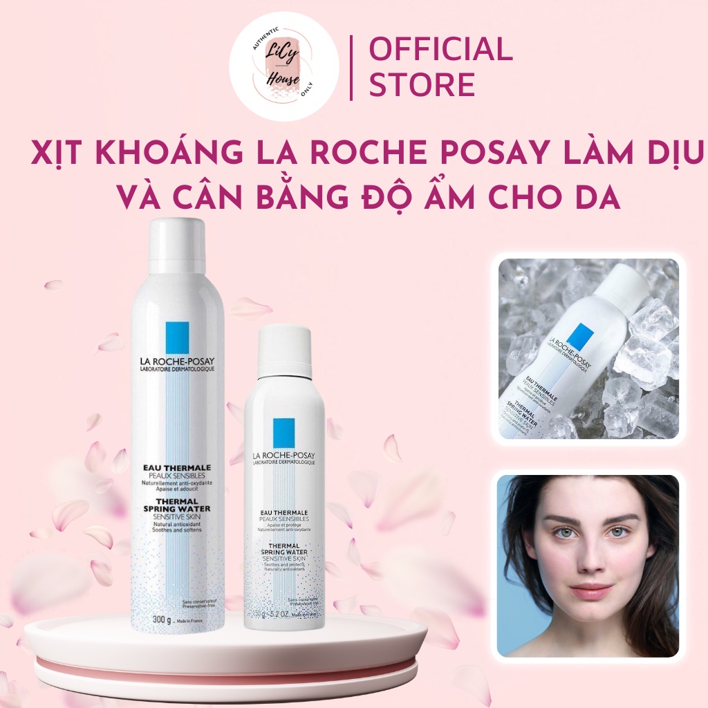 Xịt Khoáng Làm Dịu Và Giúp da cân bằng độ ẩm da La Roche Posay Thermal Spring Water 300ml - licyhouse