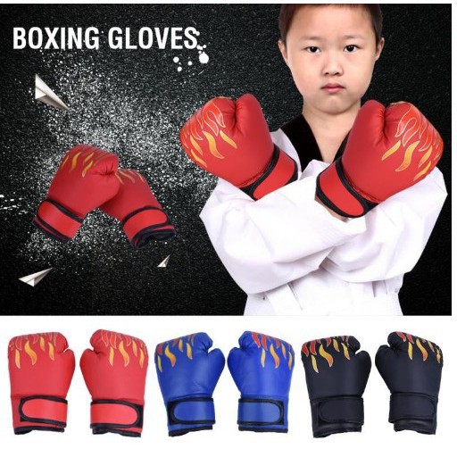 Kids Children Kickboxing Training Gloves Punching Sandbag Sports Fighting MMA Boxing Glove