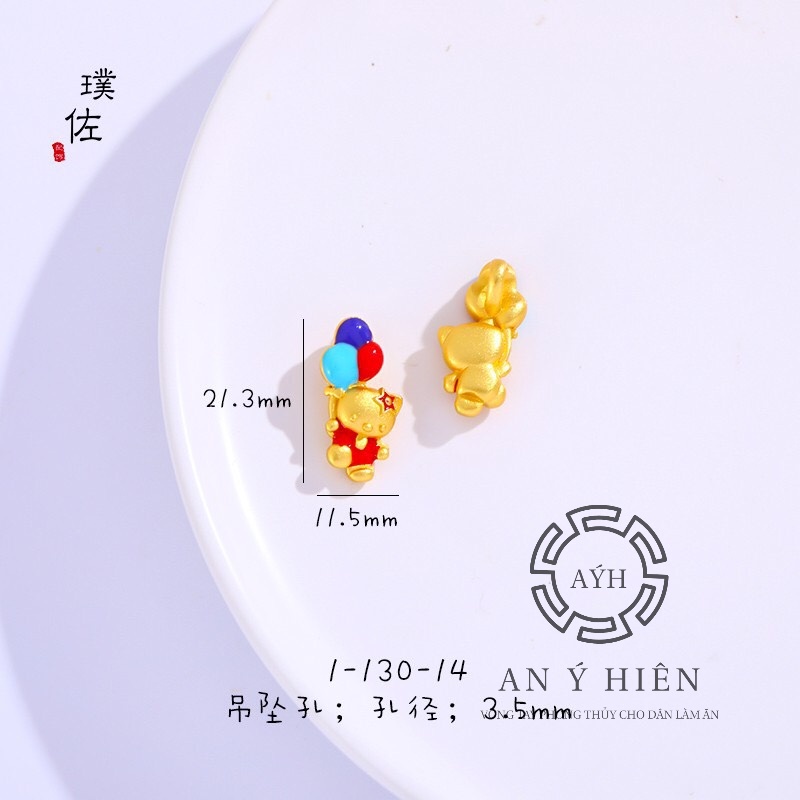 Charm Gấu ôm bóng bay #C453( An Ý Hiên)