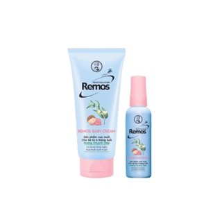 Kem chống muỗi, xịt chống muỗi cho trẻ từ 6 tháng tuổi Mentholatum Remos Baby