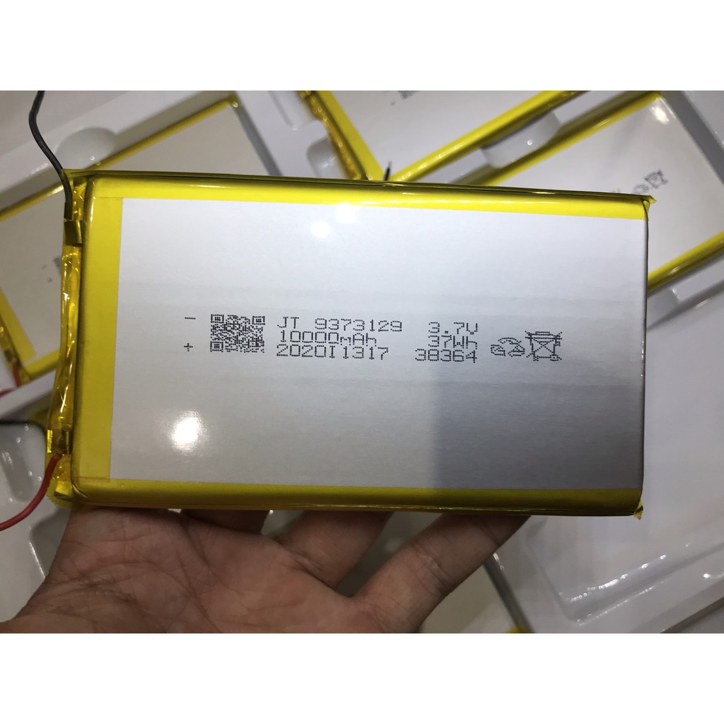 Pin Lithium-Polymer 3.7V 10000mAh 9373129 mới 100% chuẩn dung lượng- có mạch bảo vệ