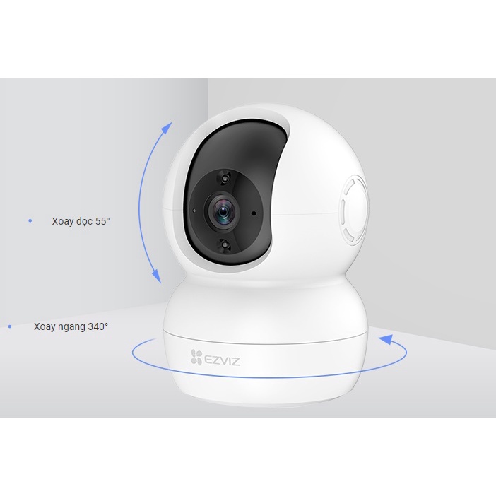 Camera EZVIZ TY2 1080P (2MP siêu nét )- Camera quay quét 360 - Đàm thoại 2 chiều - Hỗ trợ thẻ nhớ - Hàng chính hãng | BigBuy360 - bigbuy360.vn