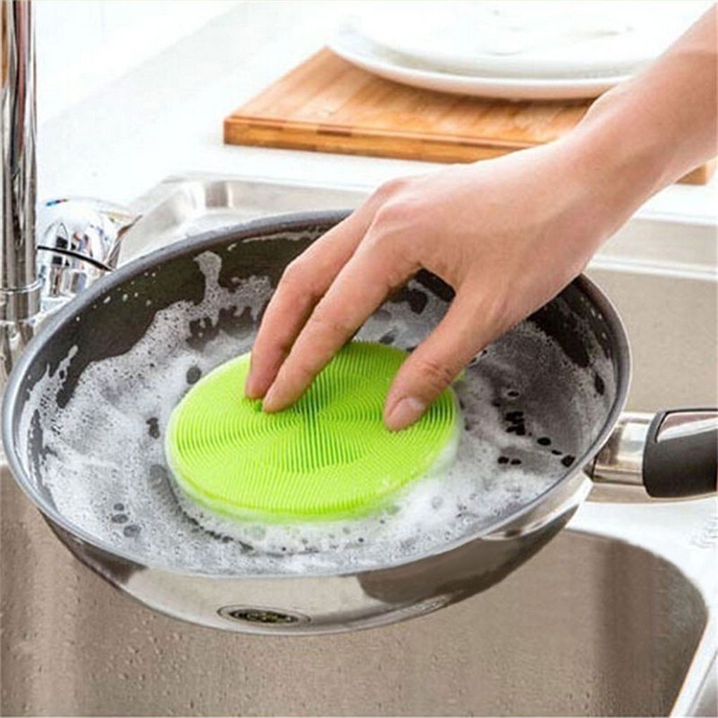 Set 4 Miếng Silicon Rửa Chén Đa Năng