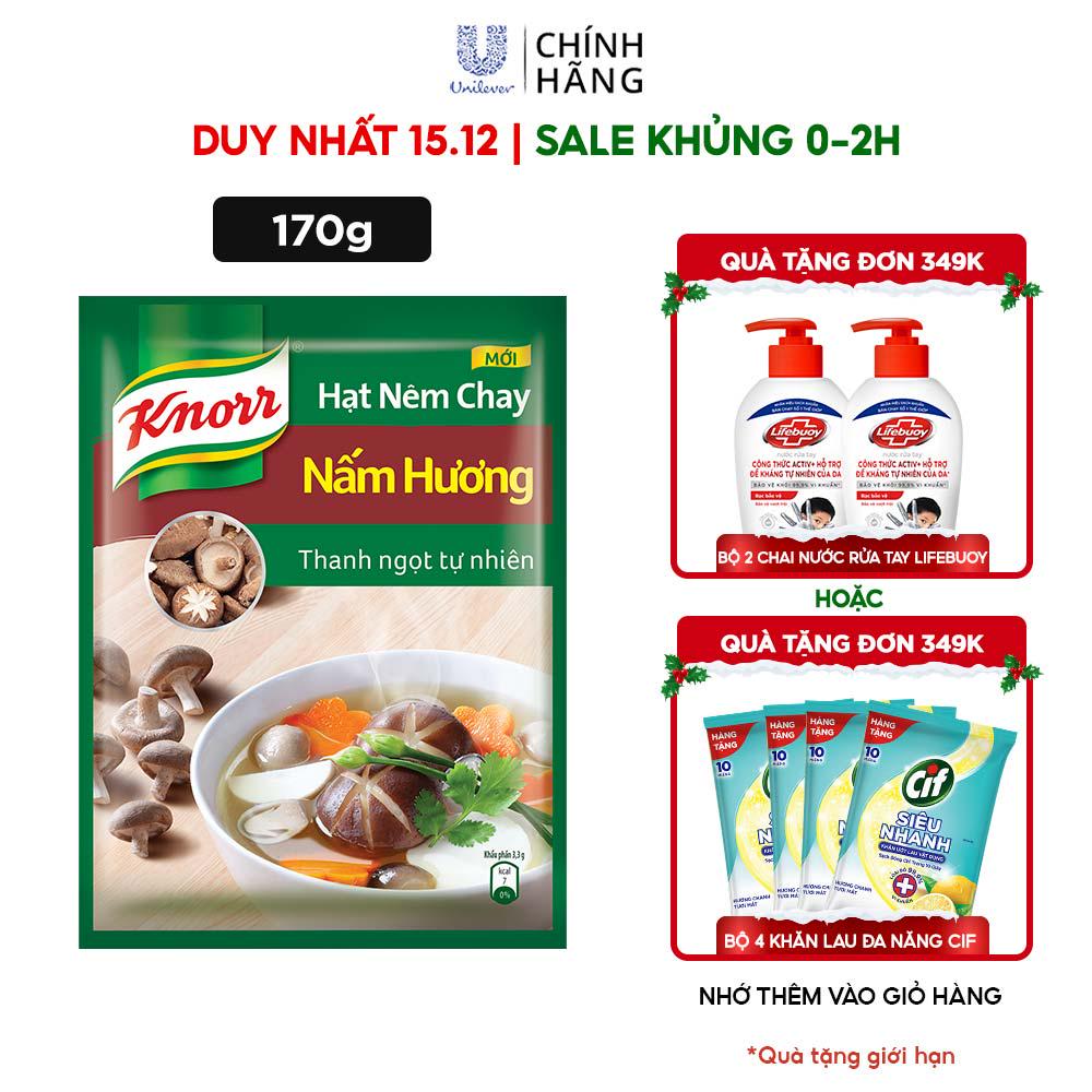 Knorr Hạt Nêm Chay Nấm Hương 170g