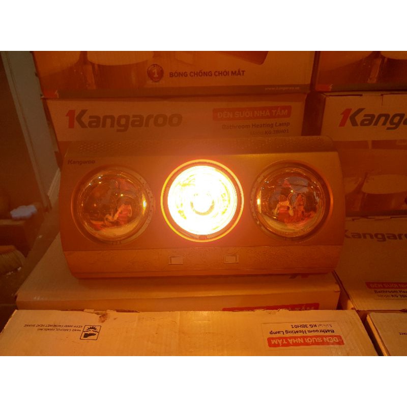 Đèn sưởi nhà tắm Kangaroo KG3BH01 825W- hàng trưng bày cty thanh lý