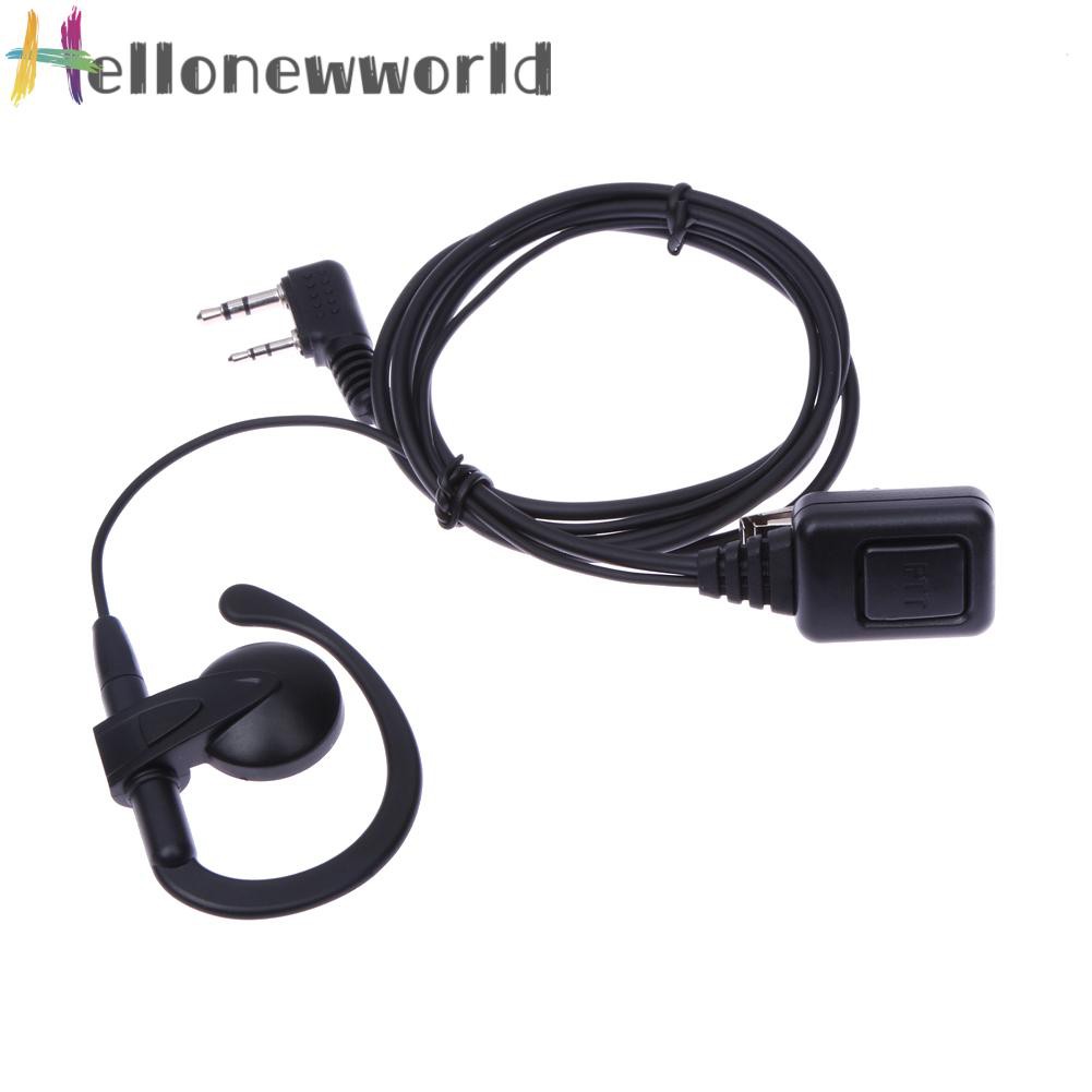 Tai Nghe 2 Pin Ptt Cho Bộ Đàm Baofeng Kenwood Puxing Wouxun Radio