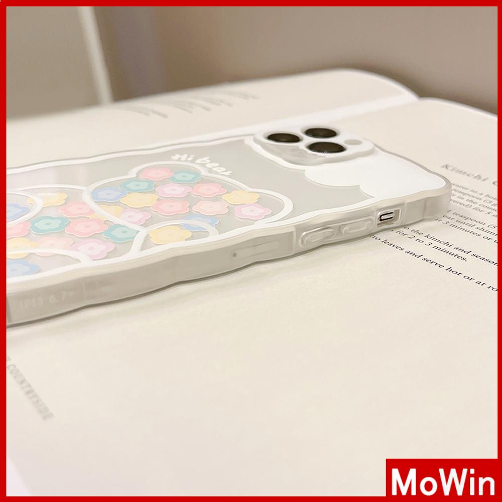 Ốp Điện Thoại Silicon Mềm Chống Trượt Chống Sốc In Hình Gấu Hoạt Hình Cho iPhone 13 Pro Max 12 Pro Max 11 7 Plus