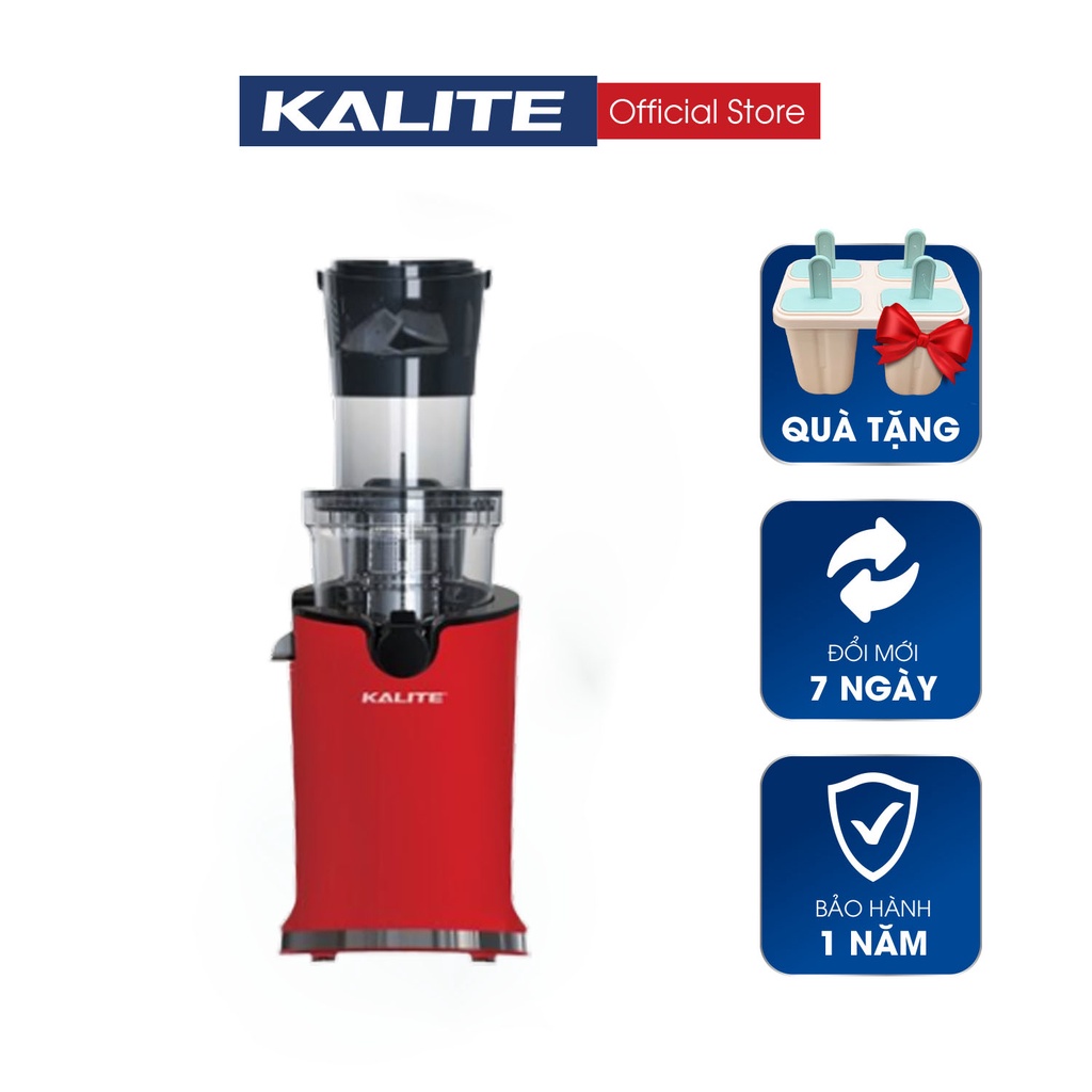 Máy ép chậm KALITE KSJ4414 công suất 200W ép rau củ quả kiệt bã - Hàng chính hãng