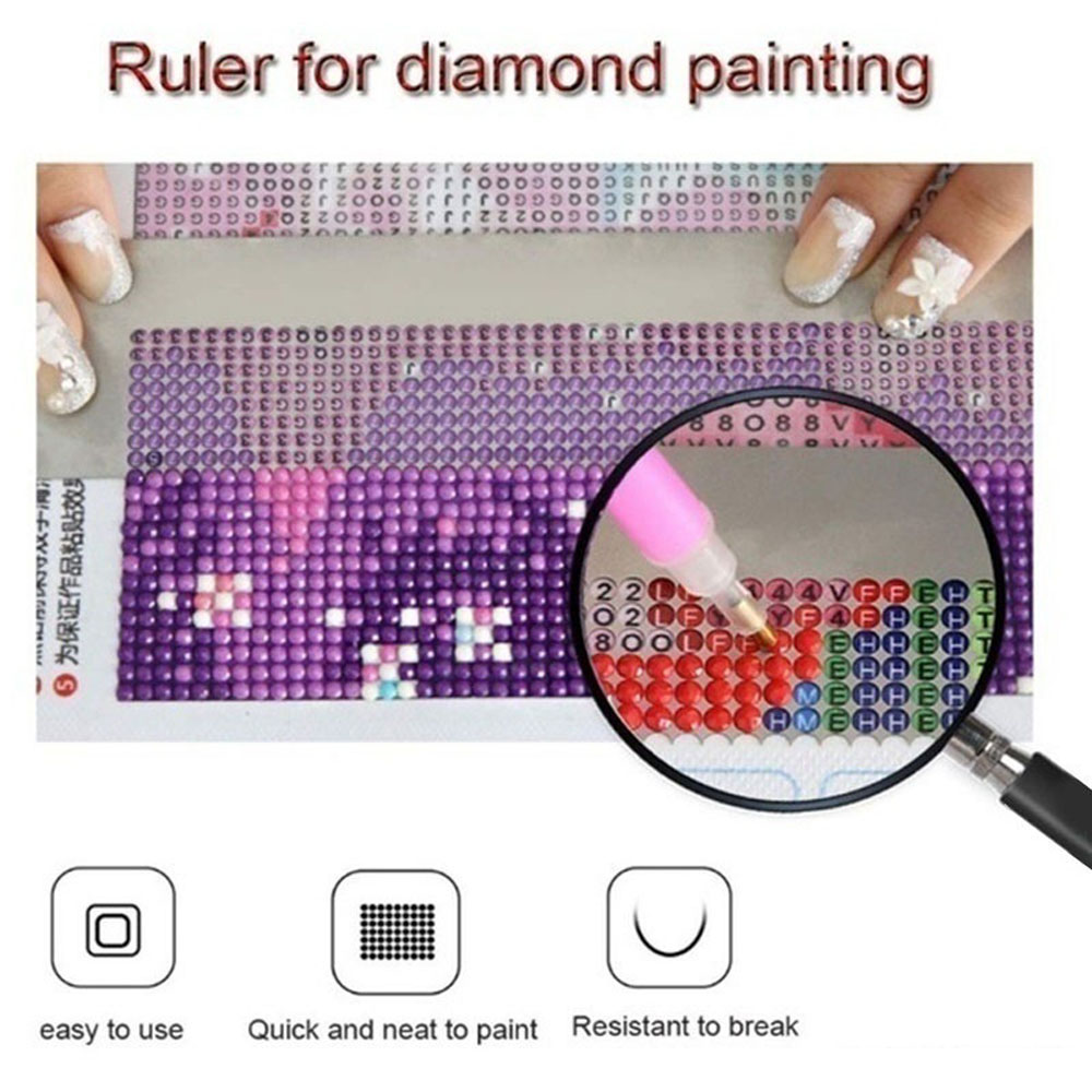 Thước lưới chuyên dụng làm tranh đính đá handmade DIY