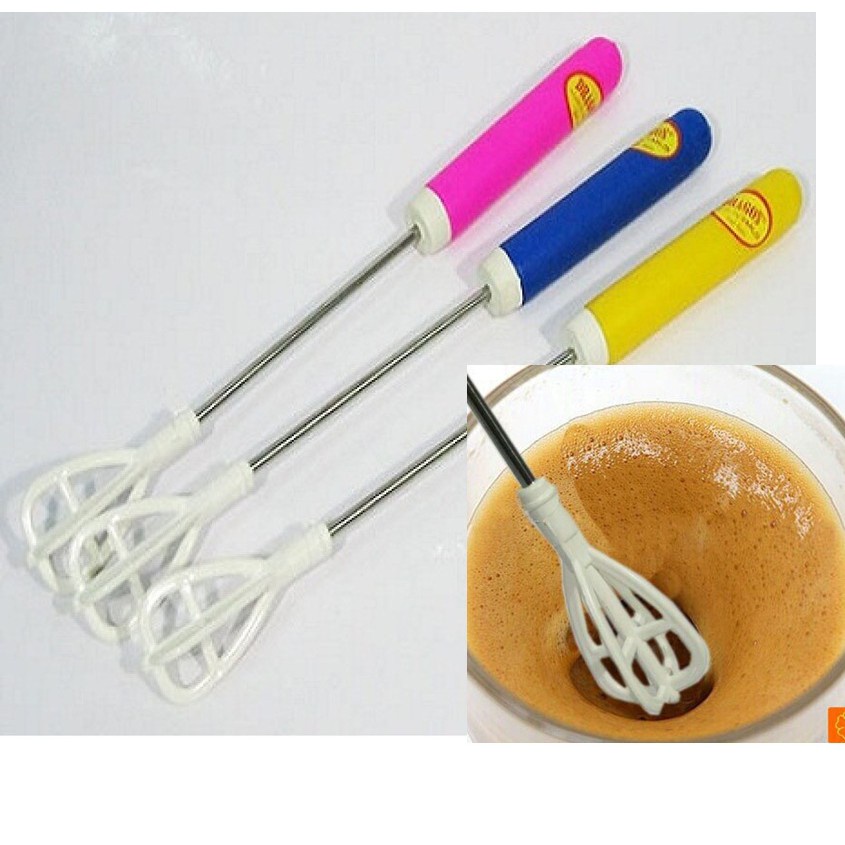 Cây đánh bọt Cà phê Nhựa/Inox