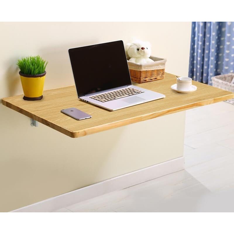 Bộ 2 Bản Lề Gập Thông Minh, EKe Gập Treo Tường - Giá Đỡ Bàn Gấp Gọn Gắn Tường 47wood, Ke Góc Chữ K
