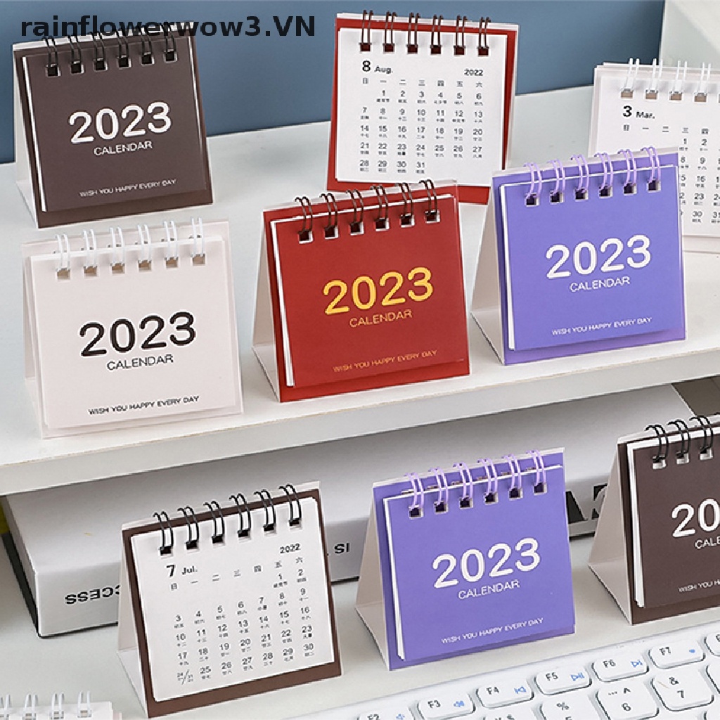 Lịch Để Bàn Mini Năm 2023 Họa Tiết Hoạt Hình Dễ Thương