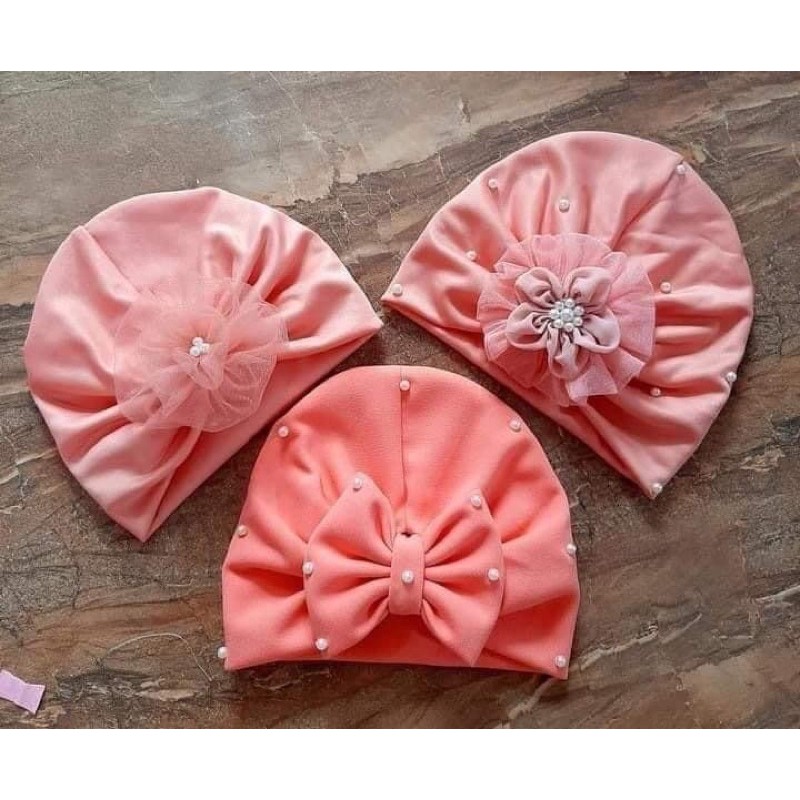 Turban hoa cho bé