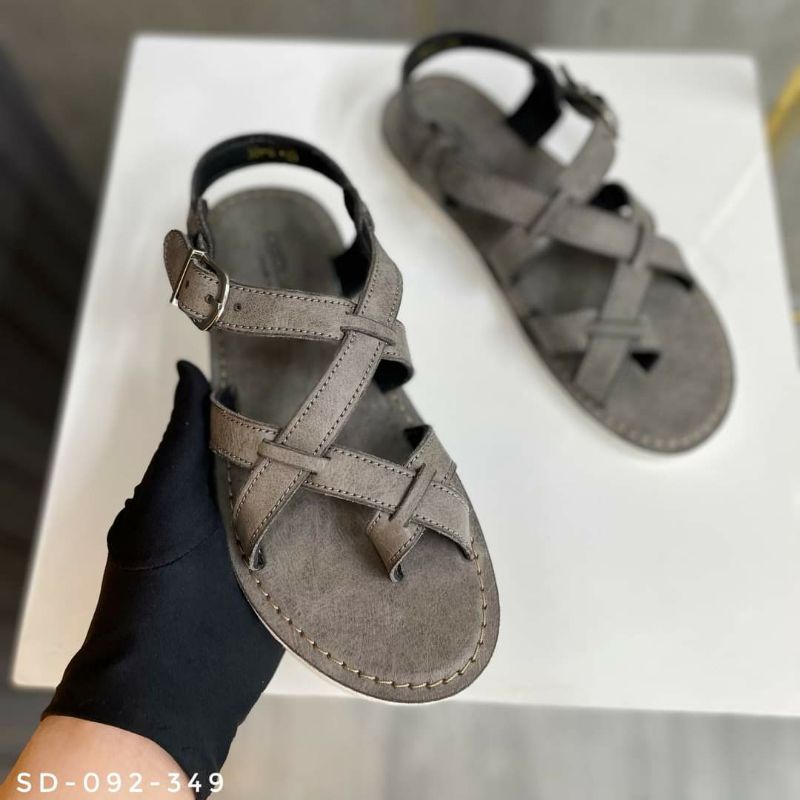 Dép SADAN Nam Quai Hậu - Da Bò Khâu Đế CHắc Chắn