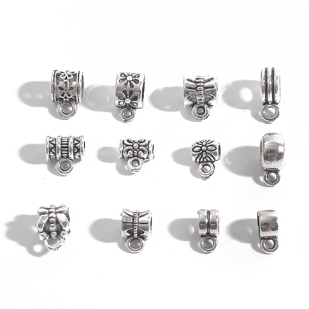 PANDORA Set 20 Nhẫn Bạc Cổ Điển Làm Trang Sức