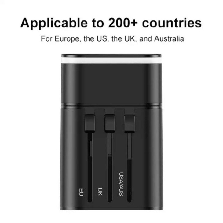 XẢ HÀNG Bộ sạc nhanh du lịch đa năng Baseus Removable 2 in 1 Universal Travel Adapter PPS Quick Charger Edition 18W XẢ H
