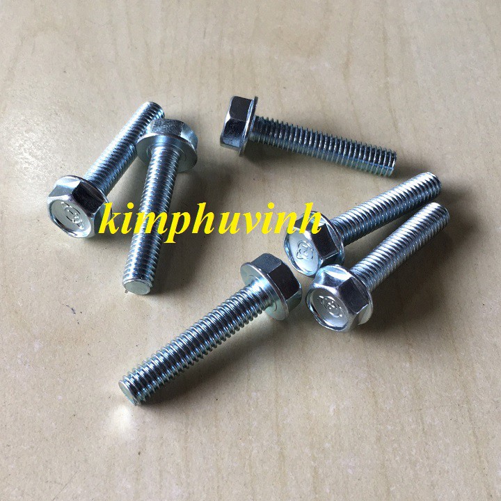 50 CON - M6x30mm BULONG LIỀN LÔNG ĐỀN - BULON LÔNG ĐỀN