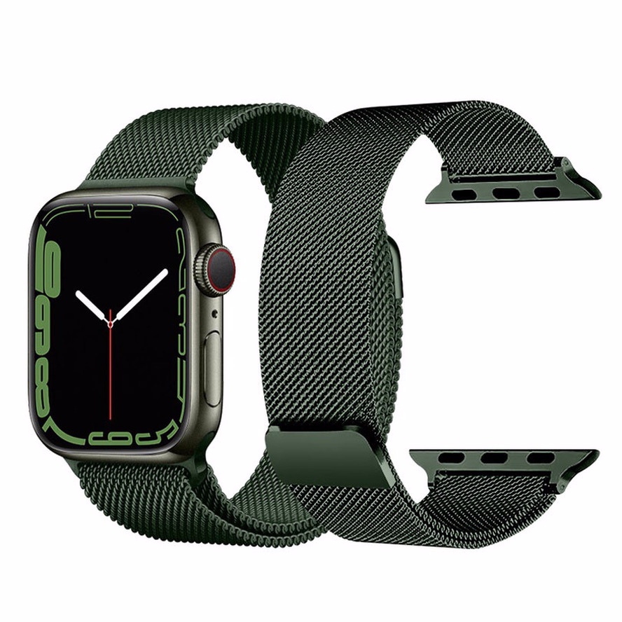 Dây Đeo Inox Milanese Cho Đồng Hồ Thông Minh Apple Watch Series 8 Ultra7 6 Se 5 4 3 2 1 iWatch 45mm 41mm 42mm 38mm 40mm 44mm