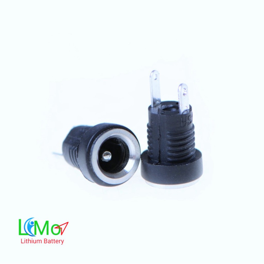 Jack sạc pin . Jack sạc 5.5x2.1mm, Chuyên dùng làm jack sạc pin, jack kết nối điện...