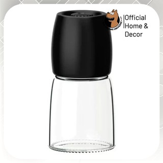 Lọ xay tiêu thuỷ tinh chính hãng IKEA cho ra 2 kích thước hạt khác nhau khi xoay về lưỡi sứ 2 chiều lọ xay tiêu cầm tay