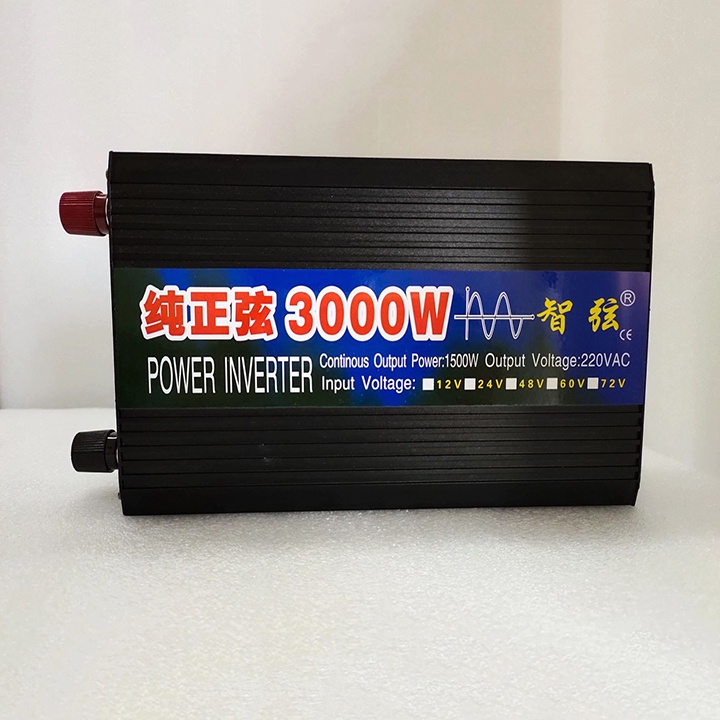 Bộ Đổi Nguồn 12V Lên 220V 3000W Sin Chuẩn