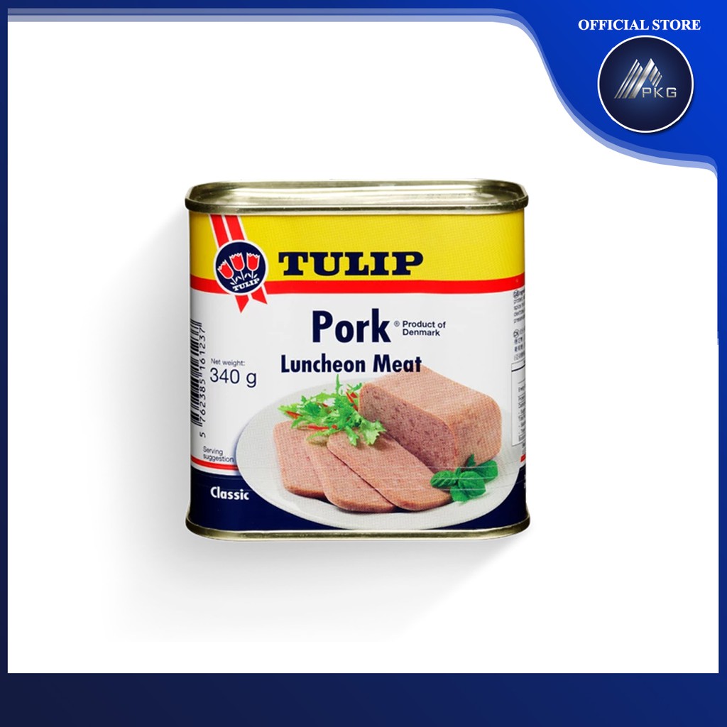 Thịt heo hộp Tulip Pork Luncheon Meat 340 g