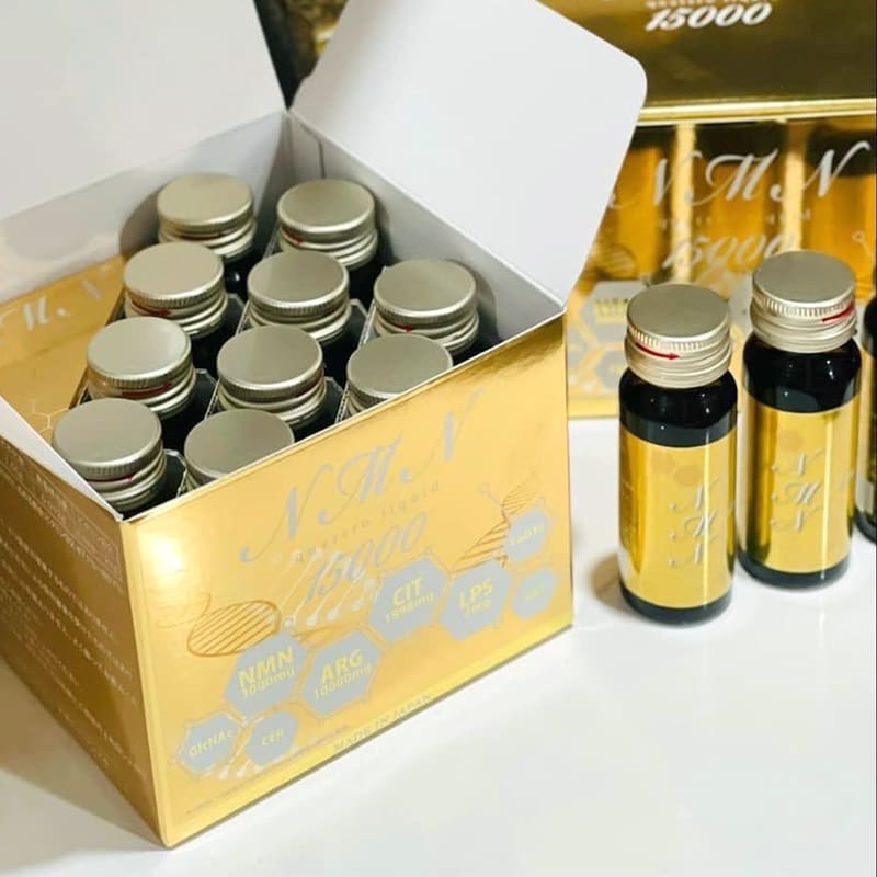 Nước Uống Trẻ Hóa Da NMN Quattro Liquid 15000 Nhật Bản 30ml x 10 chai