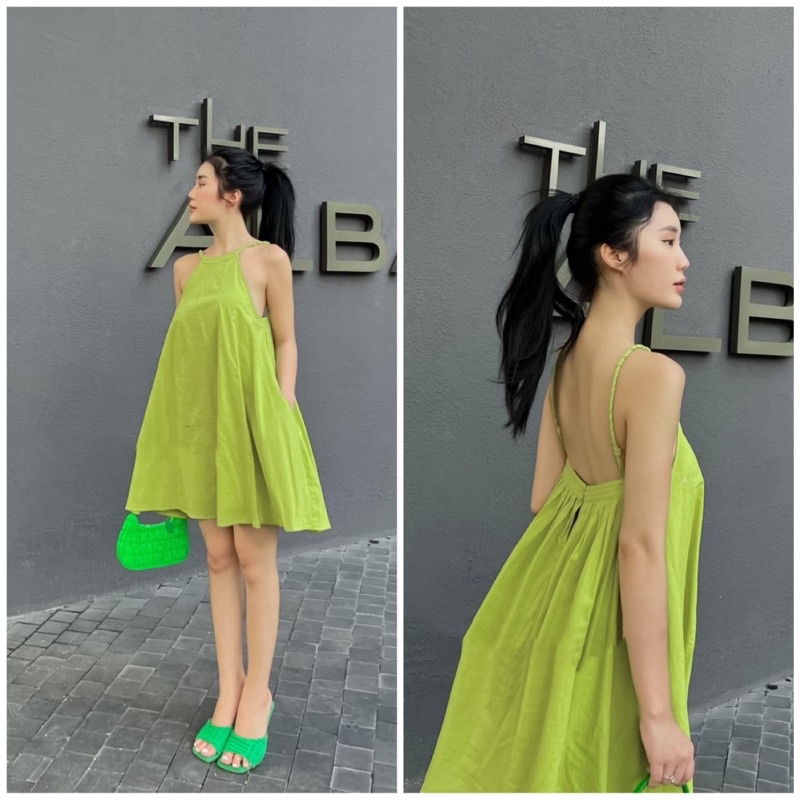 💕ĐẦM SUÔNG CỔ YẾM QUAY TẾT 4 MÀU TRẺ TRUNG KT💕GIMI