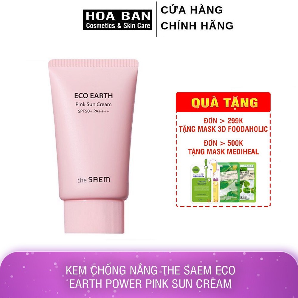 [MẪU MỚI NHẤT] Kem Chống Nắng The Saem Kcn Eco Earth Power Sun Cream EX - HB0021