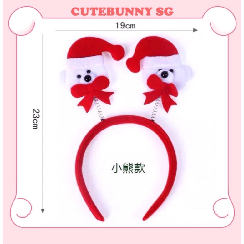 Băng Đô Noel Giáng Sinh Cutebunny