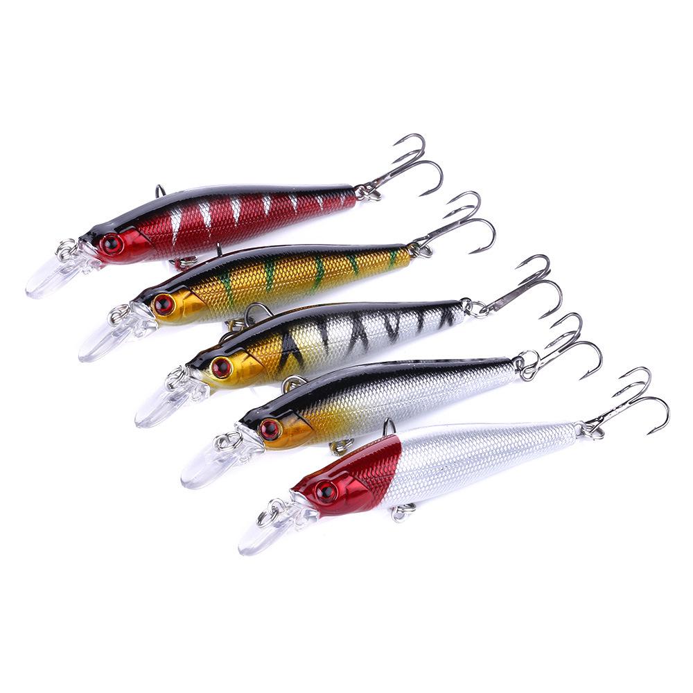 1 mồi câu cá giả bằng nhựa 8cm 3.15inch