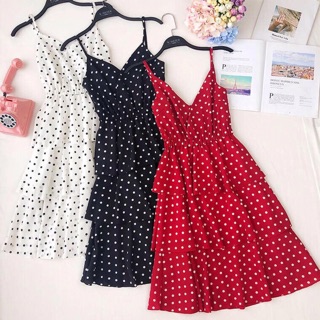 Váy dây 3 tầng