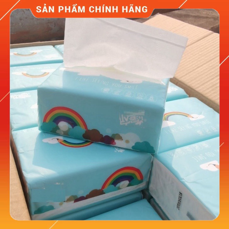 Bán Lẻ 1 Gói Giấy Ăn Cầu Vồng Siêu Dai