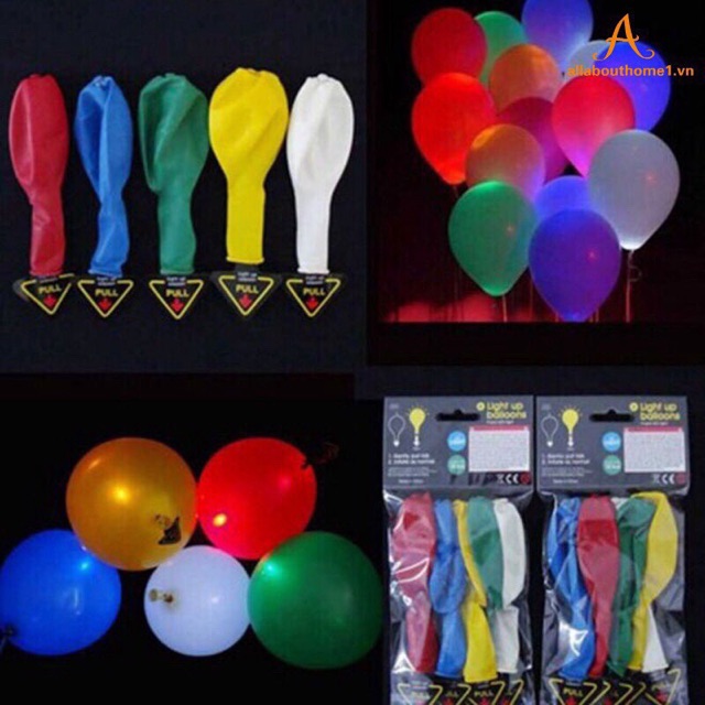 Sét 5 cái bong bóng led