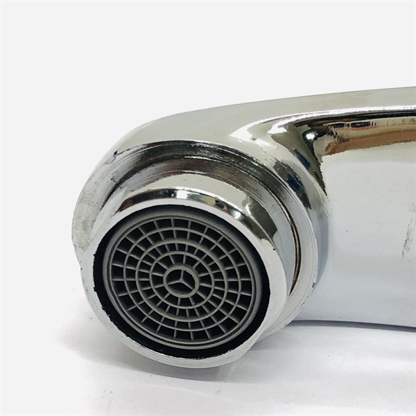 Vòi lavabo inox xi - chân đồng thau loại tốt