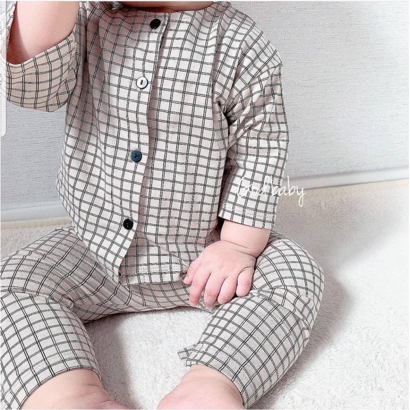 Bộ peekaboo kẻ sọc