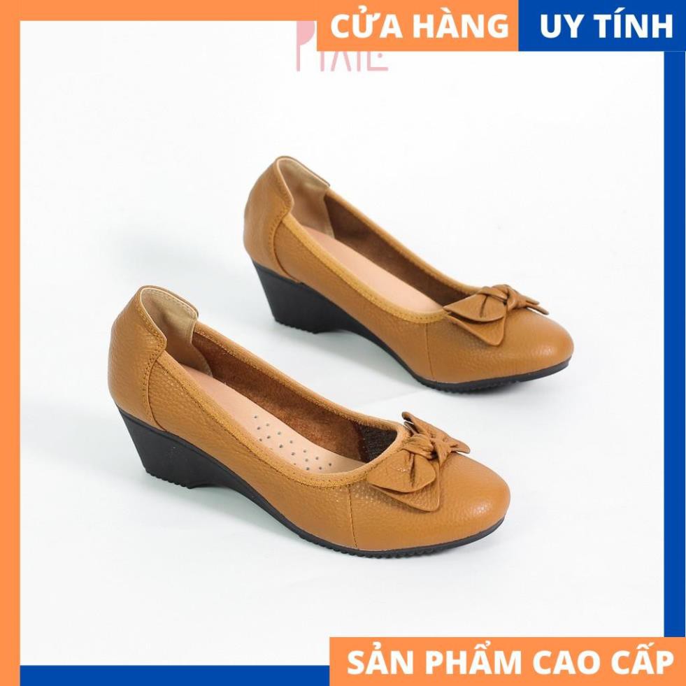 Giày Búp Bê Đế Xuồng 3cm Da Thật Êm Chân Màu Đen Cao Cấp X461 | WebRaoVat - webraovat.net.vn