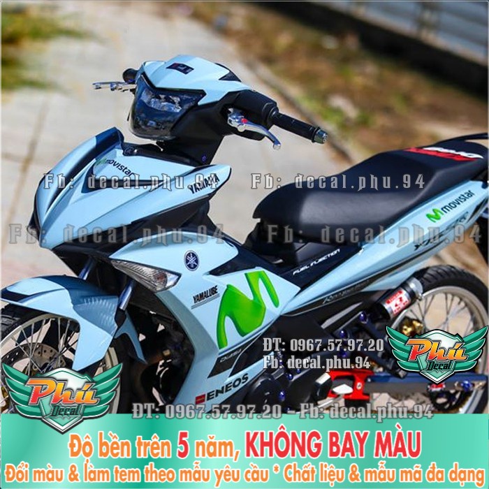 Tem rời EX 150 Movistar xanh lá trắng (P) -1
