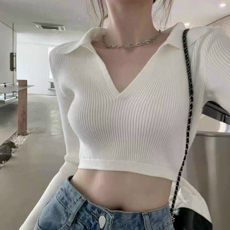 Áo croptop tôn ngực ôm dáng khoe eo hở lưng siêu gợi cảm Weshineshop