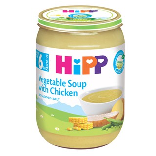 Dinh dưỡng đóng hộp súp thịt gà rau tổng hợp hipp 190g