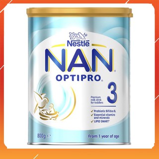 [Date 2022] Sữa Nan Úc Optipro Nestle Số 3 Lon 800g Cho Bé Từ 1 Tuổi Trở Lên