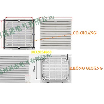 ZL 803 ZL-803 Lưới lọc bụi quạt hút tủ điện ZL 803 ZL-803