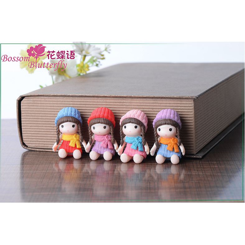 Bộ 2 búp bê tóc bím xinh xắn Minidoll