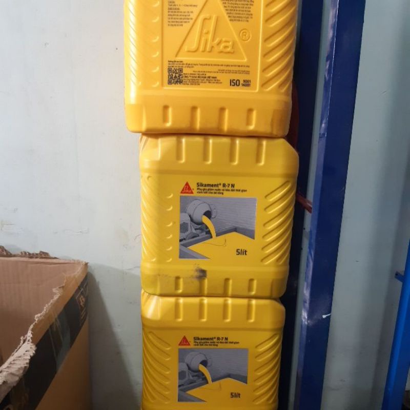 Sikament R-7 Can 5LÍT Phụ gia giảm nước và kéo dài ninh kết bê tông