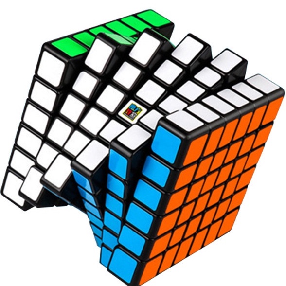 Rubic 6 Tầng Viền Đen Loại Dán Giấy. Rubik Màu Sắc Đẹp Có Thể Thay Màu Giấy Tuỳ Thích