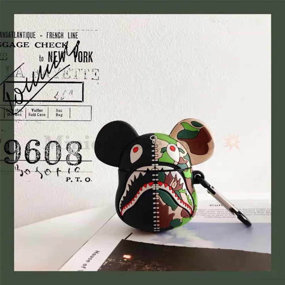 Case Airpods 1/2 Pro Inpods - Vỏ Bao Đựng Bảo Vệ Ốp Tai Nghe, Sillicone Dẻo Chống Bám Bẩn, Hoạt Hình Siêu Dễ Thương