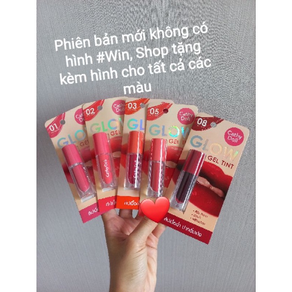 Son Cathy Doll Glow Gel Tint Màu Đẹp Tự Nhiên 2.4g