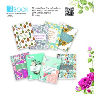 10 cuốn Tập chủ đề Maxim Learning hiệu Tabook, 96 trang ruột 70