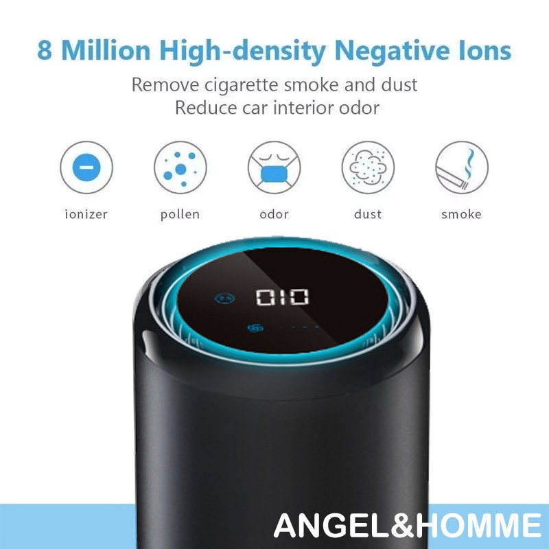 Máy Lọc Không Khí, Khử Mùi Ion Âm Trong ÔTÔ EasyCare E-F1- Thương Hiệu Hàn Quốc Máy khử mùi lọc không khí trong xe